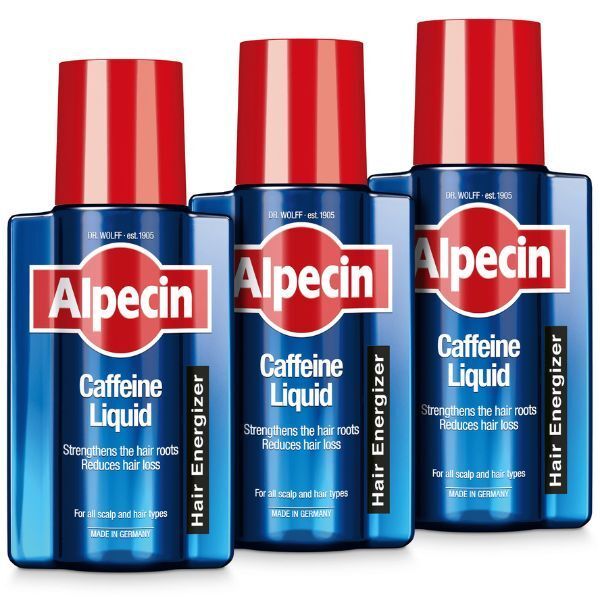 Alpecin Caffeine Liquid Tonic 3x 200ml | Prevents Hair Loss - McGrocer