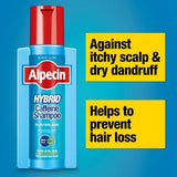 Alpecin Hybrid Sensitive Shampoo 2x 375ml | For Dry Scalps