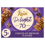 Alpen Delight 5 Chocolate Brownie Bars 5x19g - McGrocer