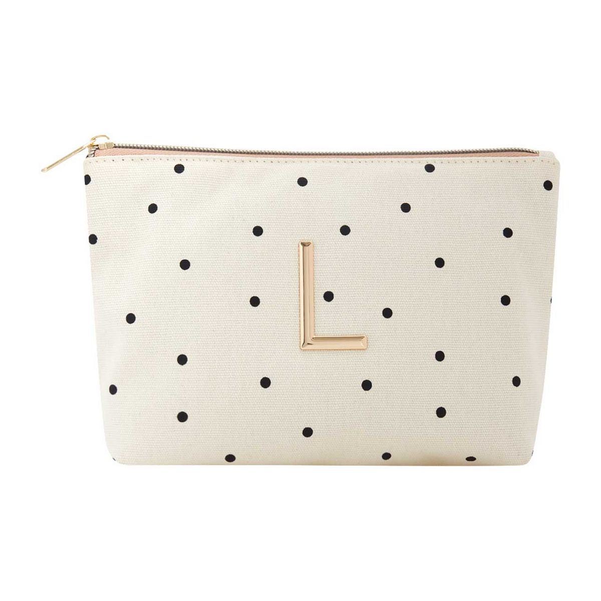 Alphabet Cosmetic Bag Letter L - McGrocer