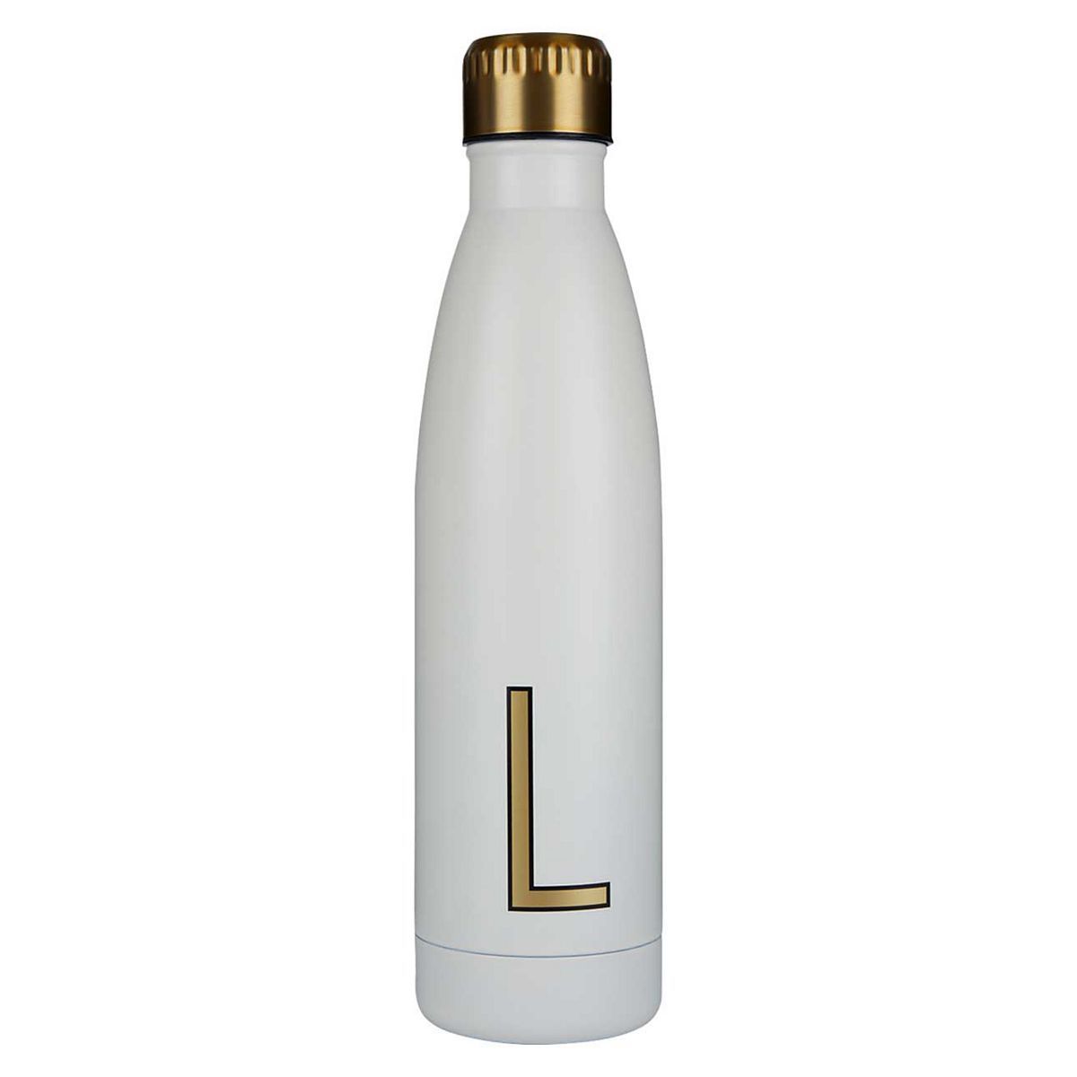 Alphabet Water Bottle Cream Letter L - McGrocer