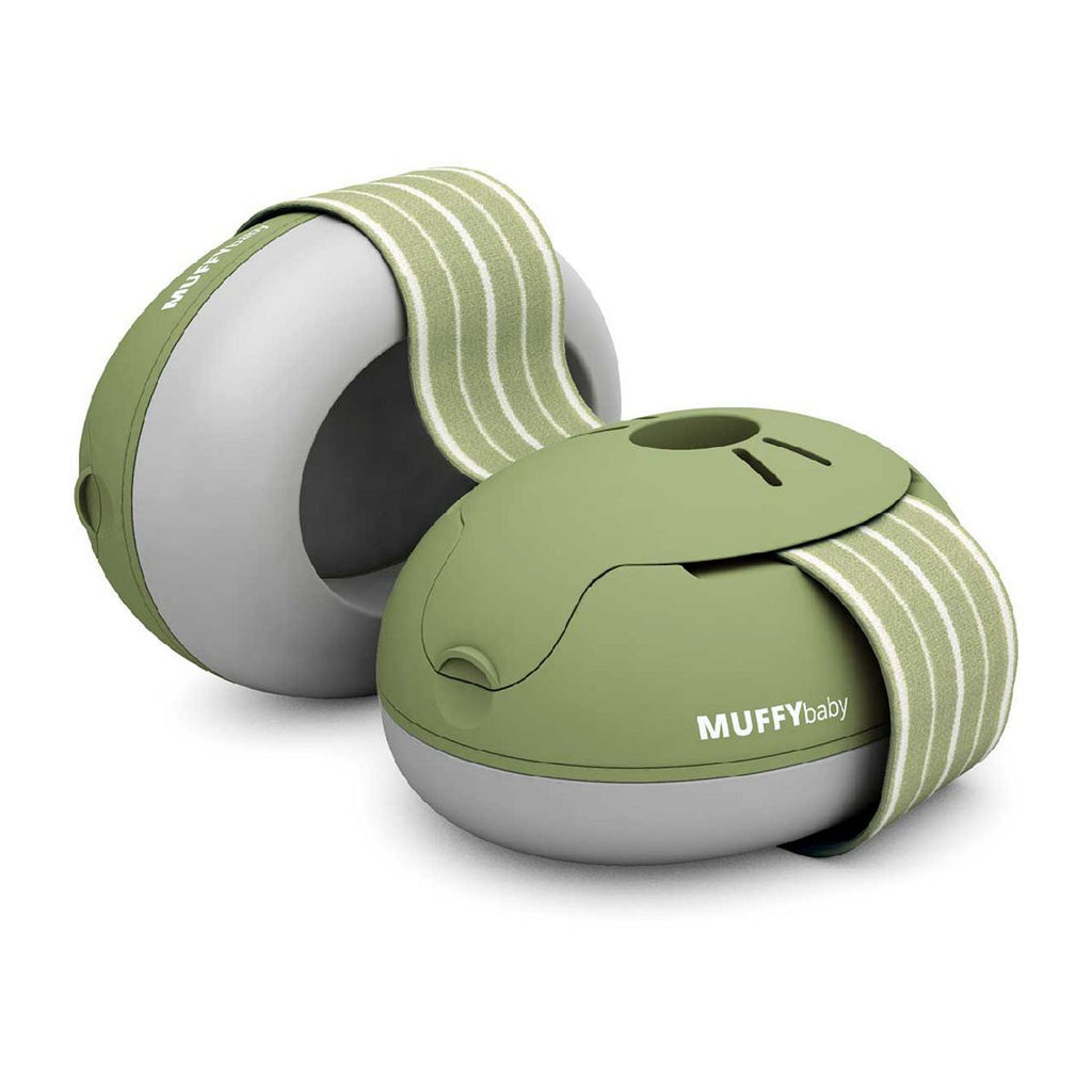 Alpine Muffy Baby Ear Defender - Olive Green