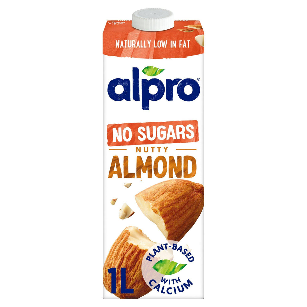 Alpro Almond Milk No Sugars Long Life Dairy Alternative 1L