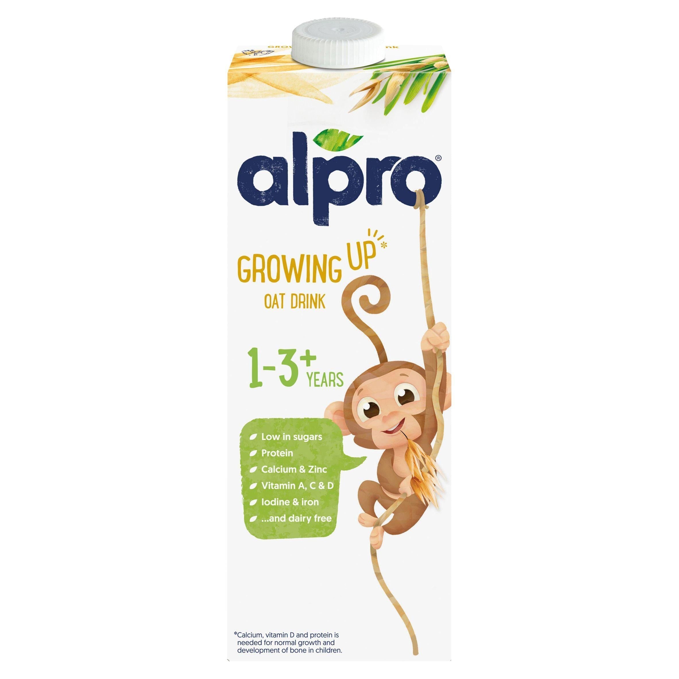 Alpro Oat Growing Up Long Life Dairy Alternative Toddler Drink 1+ Years 1L - McGrocer