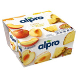 Alpro Peach & Pineapple-Passion fruit Yoghurt Alternative   4 x 125g