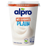 Alpro Plain No Sugars Yoghurt Alternative   500g