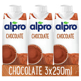 Alpro Soya Chocolate Long Life Drink 3x250ml