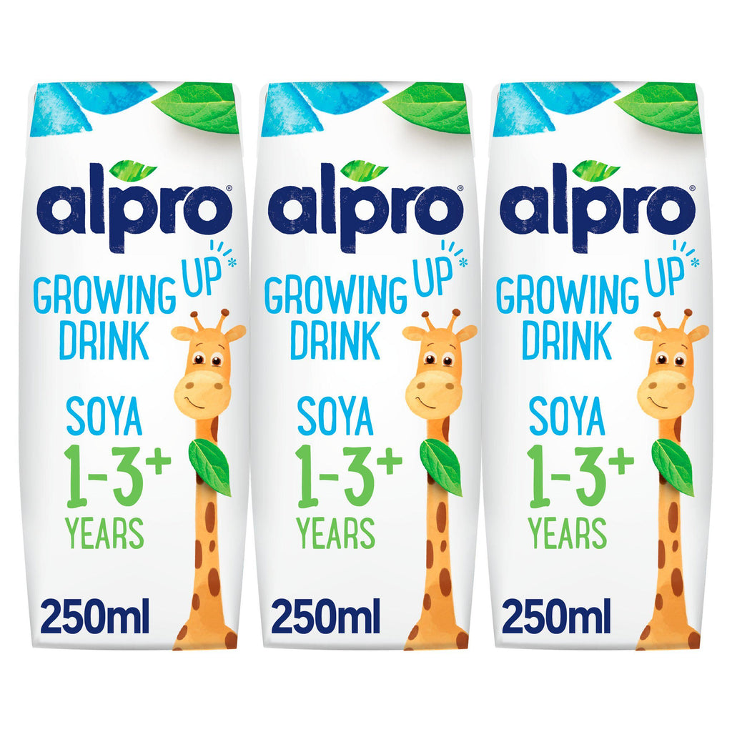 Alpro Soya Growing Up Long Life Dairy Alternative Toddler Drink 1+ Years 3x250ml