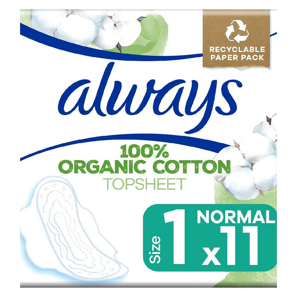 Always Cotton Protection Ultra Normal Sanitary Towels With Wings 11 Pads