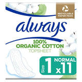 Always Cotton Protection Ultra Normal Sanitary Towels With Wings 11 Pads