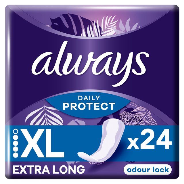 Always Dailies Extra Protect Long Plus Panty Liners   24 per pack - McGrocer