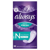 Always Dailies Fresh & Protect Normal Panty Liners   32 per pack