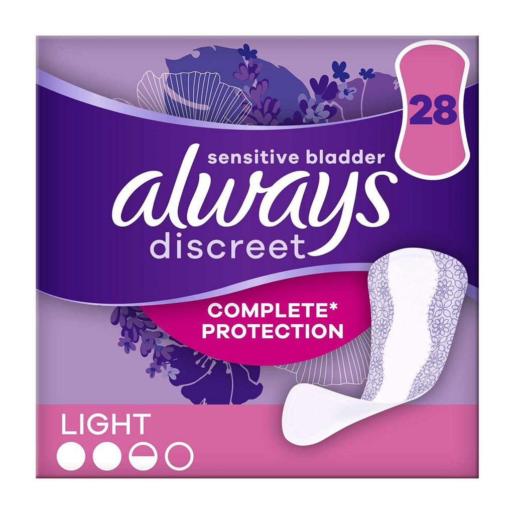 Always Discreet Incontinence Liners Light 28 liners