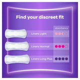 Always Discreet Incontinence Liners Normal   24 per pack