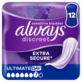 Always Discreet Incontinence Pads Plus Women Ultimate Day