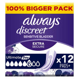 Always Discreet Incontinence Pads Plus Women Ultimate Day x12