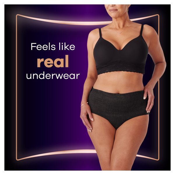 Always Discreet Incontinence Pants Plus L Black x8 - McGrocer