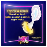 Always Platinum Night Sanitary Towels Wings Size 3   16 per pack