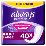 Always Pro Fresh Liners Long 40ct - McGrocer