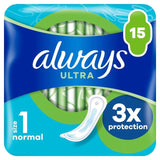 Always Sanitary Towels Ultra Normal (Size 1)   15 per pack