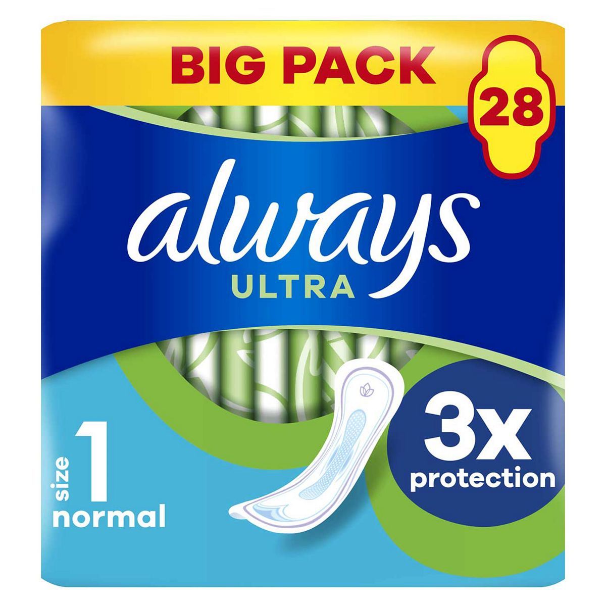 Always Ultra Sanitary Towels Normal (Size 1) x28 Pads - McGrocer