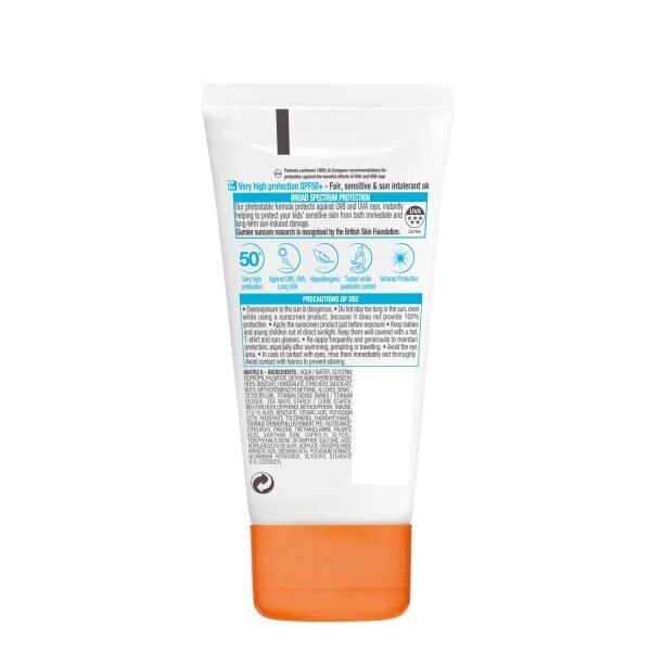 Ambre Solaire Kids Sensitive Sun Cream SPF50+ 50ml Travel