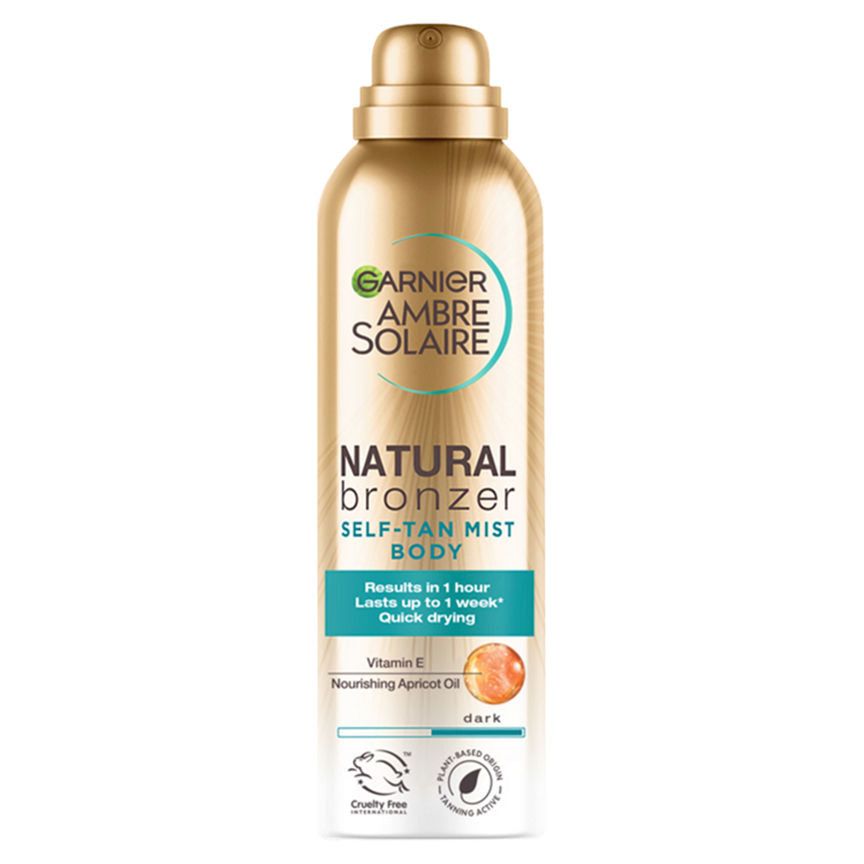 Ambre Solaire No Streaks Bronzer Dark Self Tan Body Mist - McGrocer