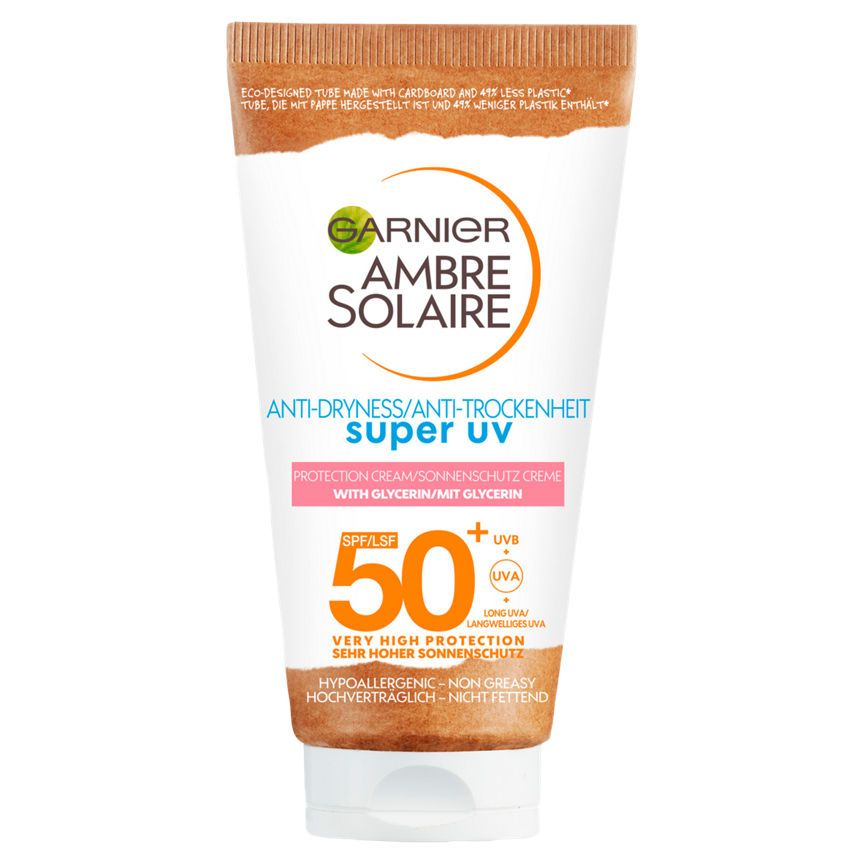 Ambre Solaire Sensitive Face and Neck Hypoallergenic Sun Protection Cream SPF50+