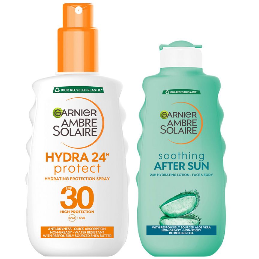 Ambre Solaire SPF 30 Sun Lotion & After Sun Bundle