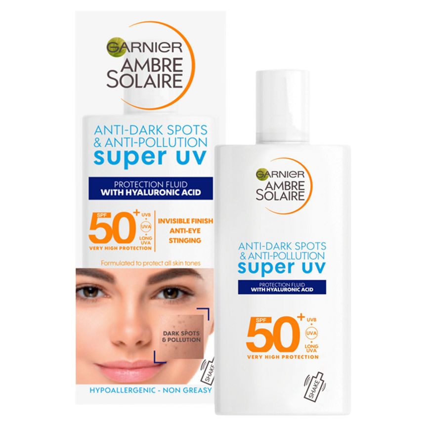 Ambre Solaire Ultra-Light Sensitive Face Fluid SPF50+