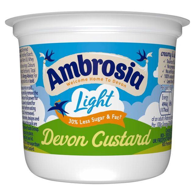 Ambrosia Light Devon Custard   150g