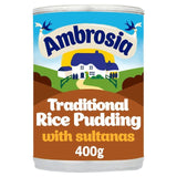 Ambrosia Traditional Rice Pudding Sultanas & Nutmeg   425g - McGrocer