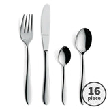 Amefa Modern  Stainless Steel  Cutlery Set   16 per pack