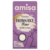 Amisa Organic Gluten Free Brown Rice Flour   500g