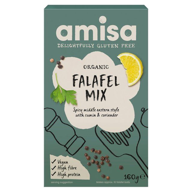 Amisa Organic Gluten Free Falafel Mix   160g