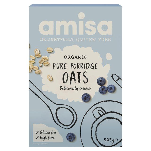 Amisa Organic Gluten Free Pure Porridge Oats   325g