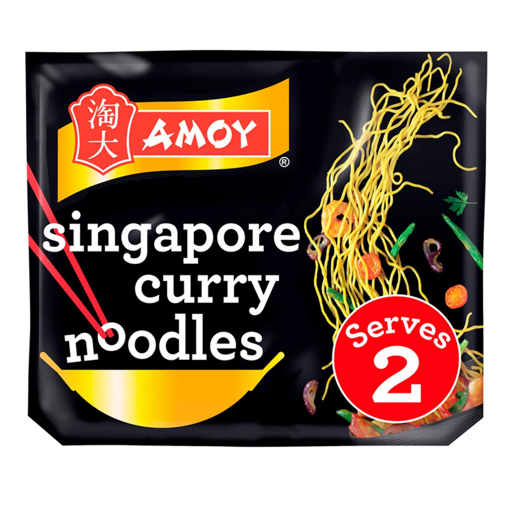 Amoy Straight to Wok Singapore Curry Noodles 2x150g