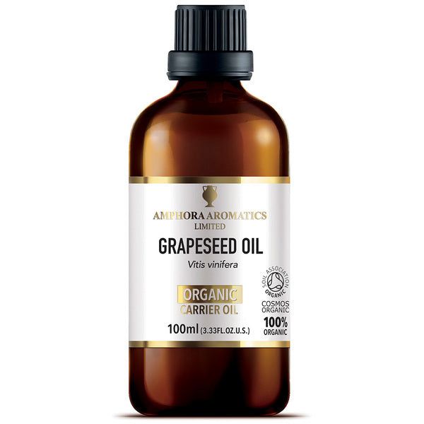 Amphora Aromatics COSMOS Organic Grapeseed Oil 100ml