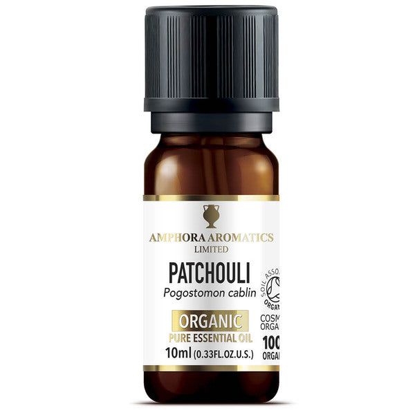 Amphora Aromatics Organic Patchouli Essential Oil 10ml