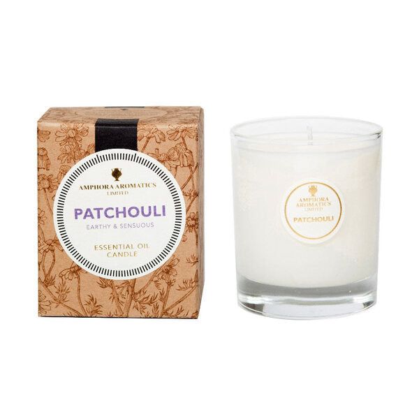 Amphora Aromatics Patchouli 40hr Pot Candle. - McGrocer