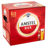 Amstel Lager Beer Bottles   12 x 300ml