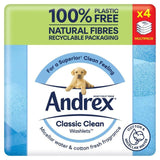 Andrex Classic Clean Washlets Flushable Toilet Wipes Quad Pack   4 x 36 per pack