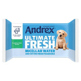 Andrex Classic Clean Washlets Flushable Toilet Wipes Single Pack   36 per pack