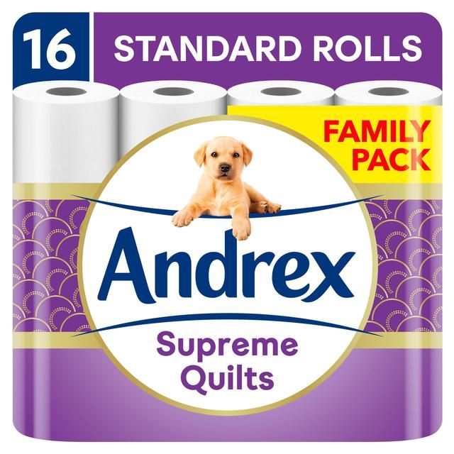 Andrex Supreme Quilts Toilet Roll   16 per pack