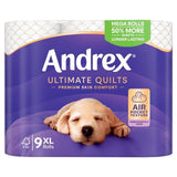 Andrex Supreme Quilts Toilet Roll Mega Rolls   9 per pack