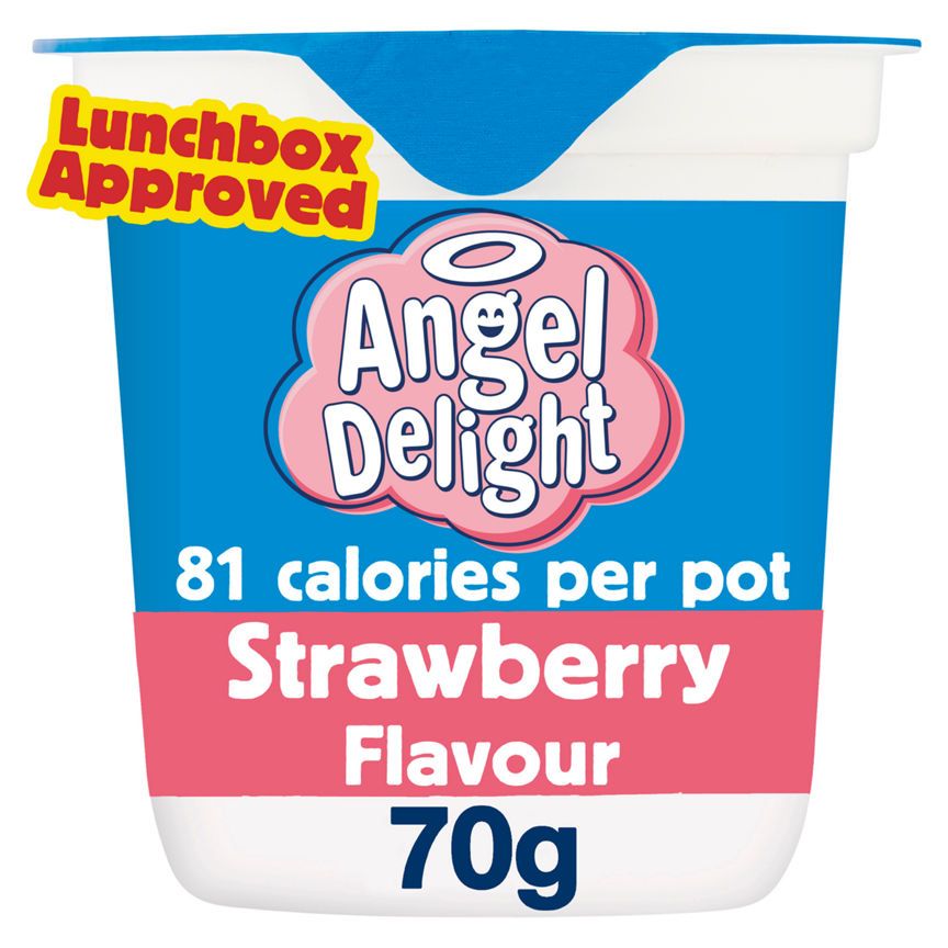 Angel Delight Strawberry Flavour Ready to Eat Dessert Pot