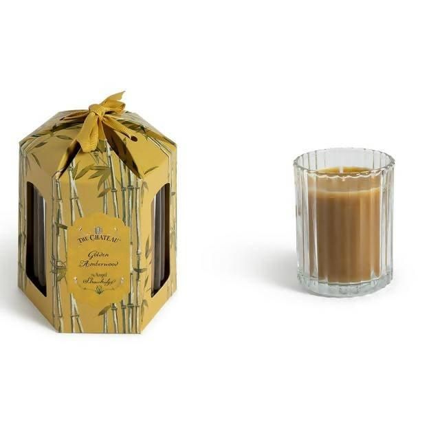 Angel Golden Bamboo Boxed Candle