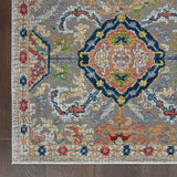 Ankara Grey Patterned Rug in 2 Sizes - McGrocer