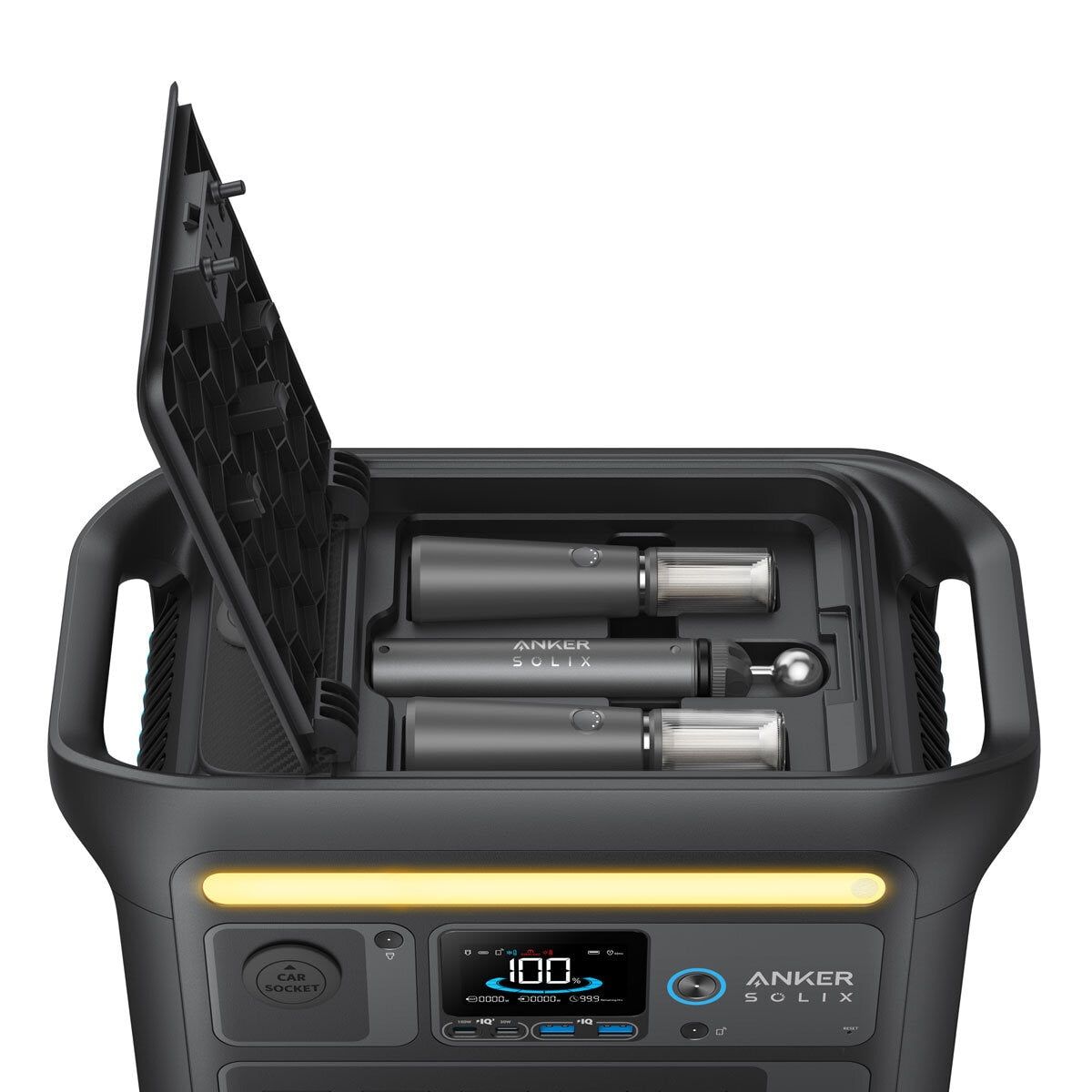 Anker C800X Plus Portable Power Station 768Wh & 200W Anker Solix Foldable Solar Panel - McGrocer