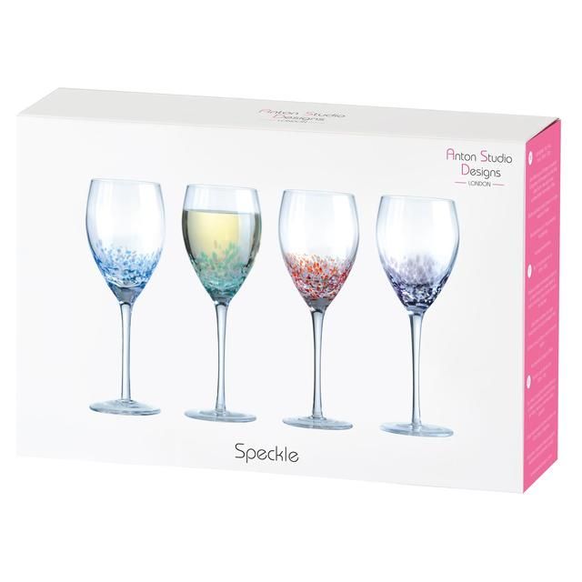 Anton Studio Designs Speckle Wine Glasses